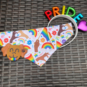 Wavin' Pride Pet Bandana