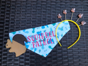 Squirrel Patrol Pet Bandana