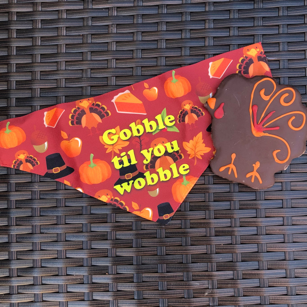 Gobble Til You Wobble Bandana