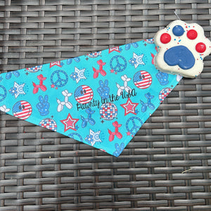 Pawrty in the USA Pet Bandana