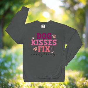 Dog Kisses Fix Everything Crewneck