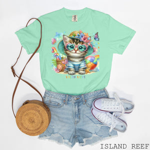 Cat Vacay Vibes Tee