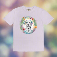 Load image into Gallery viewer, Dalmatian Floral Mandala Tee