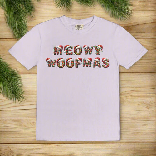 Meowy Woofmas Tee