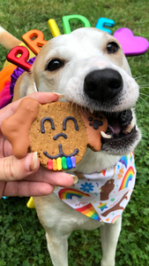 Pride Dogmoji Dog Cookie