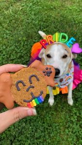 Pride Dogmoji Dog Cookie