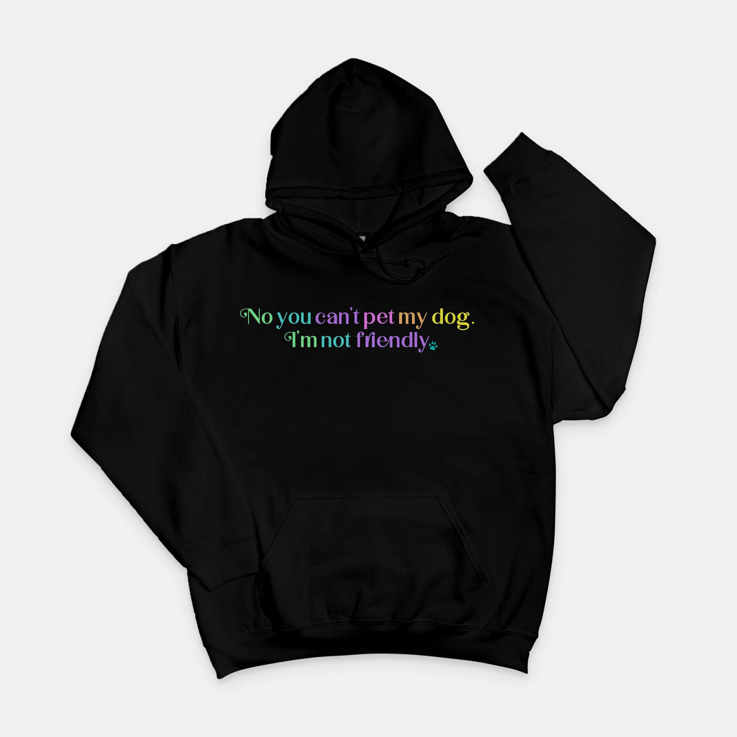 I'm Not Friendly Hoodie