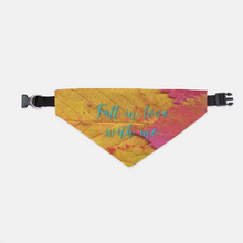 Load image into Gallery viewer, Fall In Love With Me Autumn Pet Bandana