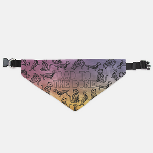 Bad To The Bone Halloween Pet Bandana