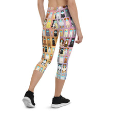 Load image into Gallery viewer, Pets In Masks Capri Leggings