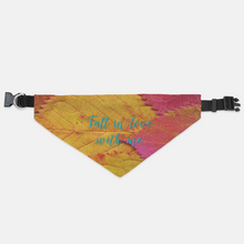 Load image into Gallery viewer, Fall In Love With Me Autumn Pet Bandana