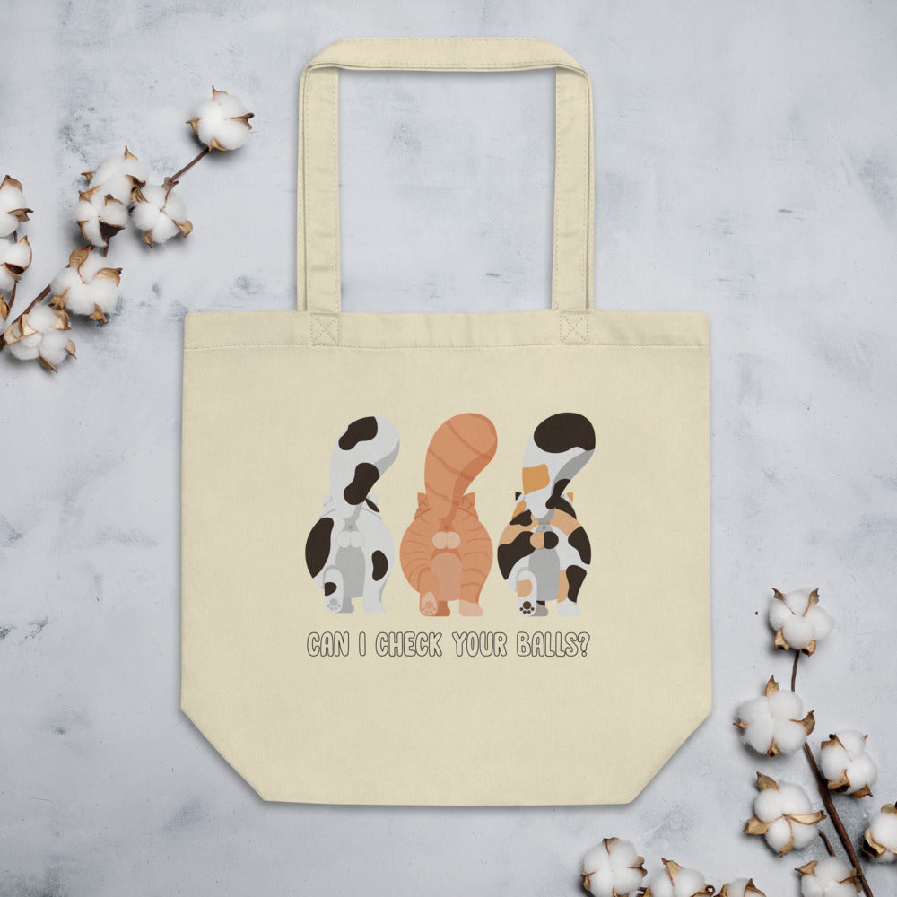 Can I Check Your Balls Eco Tote Bag