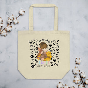 Adopt Don't Shop Kitty Eco Tote Bag