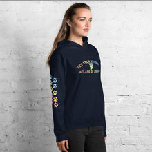 Load image into Gallery viewer, Vet Tech Student Class of 2020 Unisex Hoodie With Pawprints on Sleeve