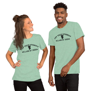 Vet Tech Student Class of 2020 Short-Sleeve Unisex T-Shirt/Heather Prism Colors