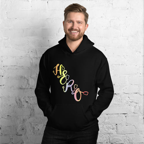 Hero Stethoscope Unisex Hoodie